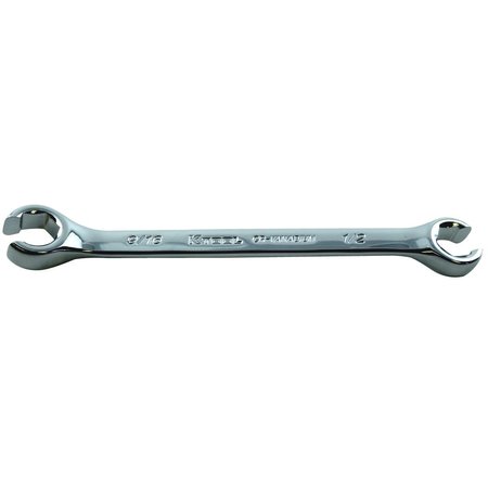 K-TOOL INTERNATIONAL Flare Nut Wrench, High Polish, 1/2"x9/16" KTI-44416